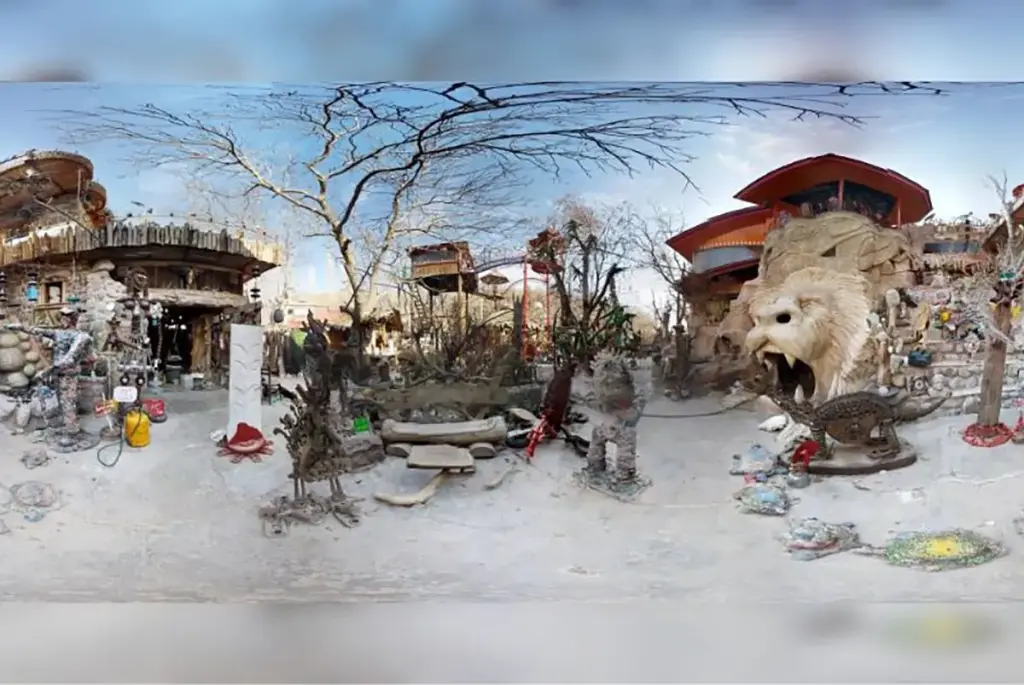 Vaziri cave entrance perspective